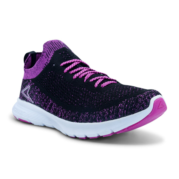Power Purple-Black Sporty Sneaker for Women – batabd