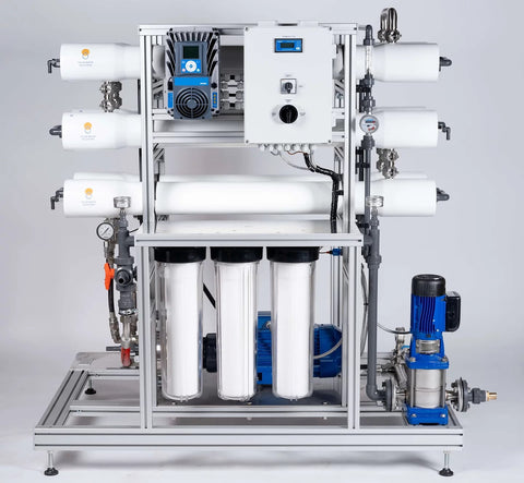 small-scale desalination system for bore water