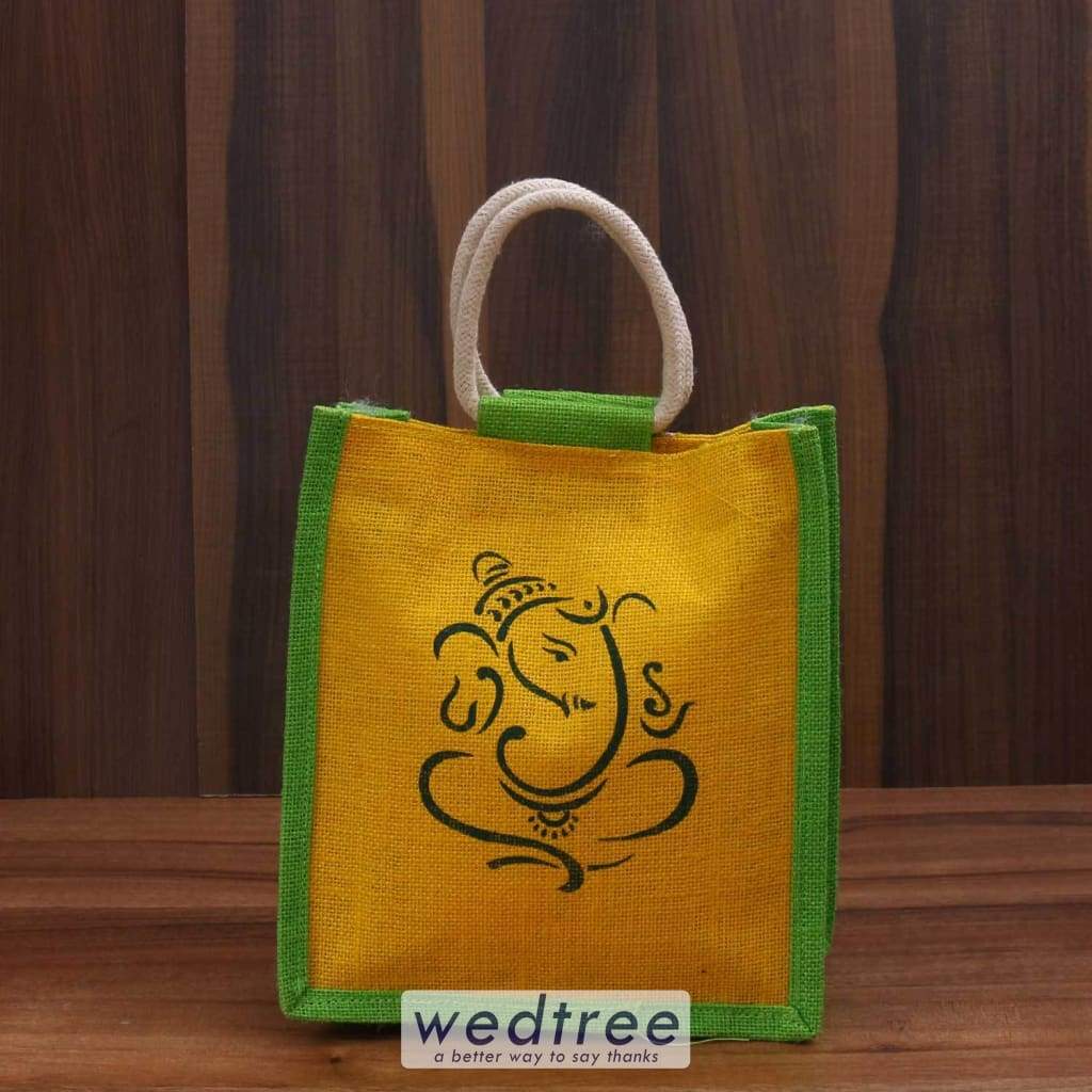 Tulasi maadam jute bag | Housewarming return gifts