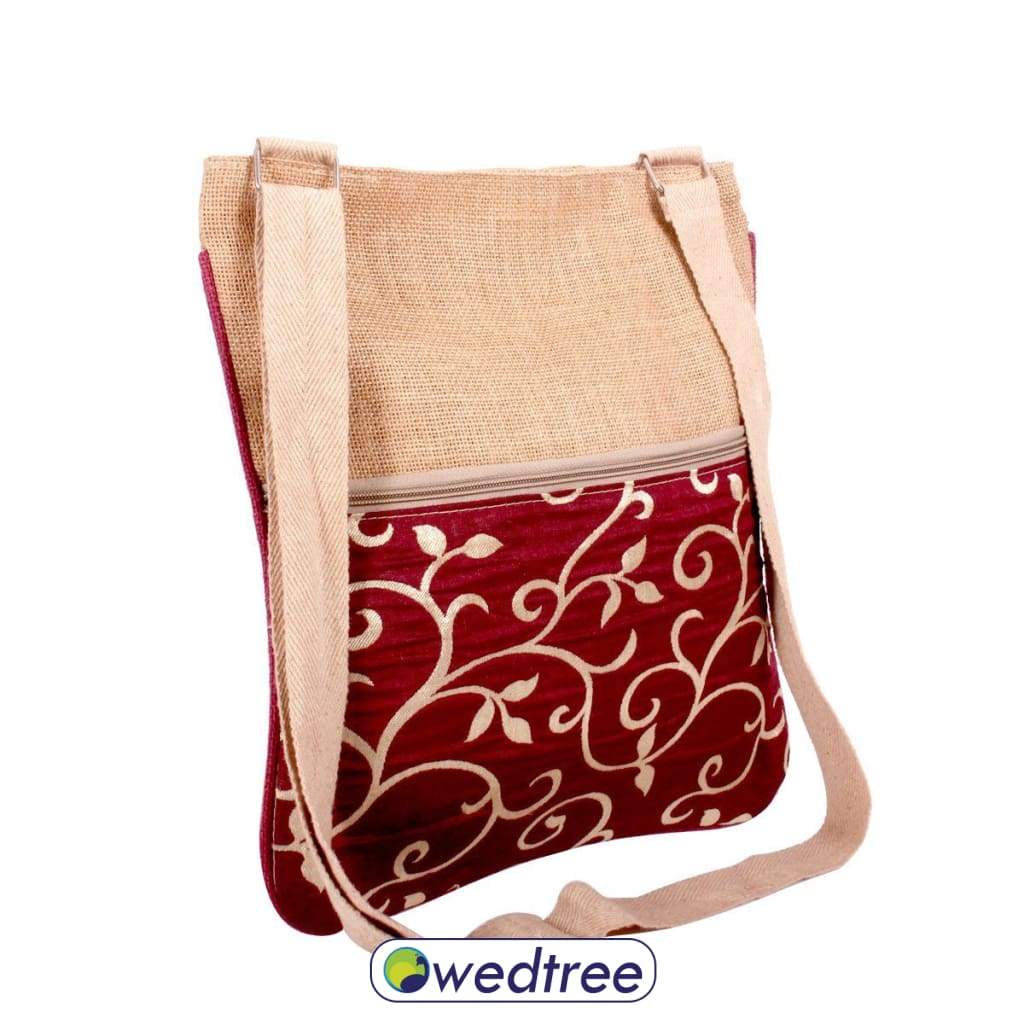 jute sling bag