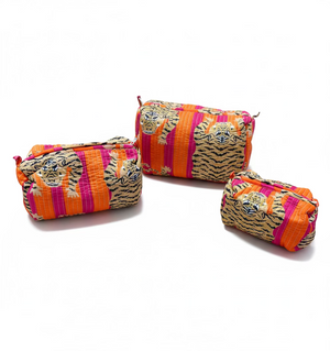 Tiger Cosmetic Case (Multi Sizes) - Crescent and Main