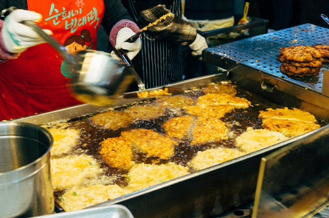 Cooking oil in restaurant