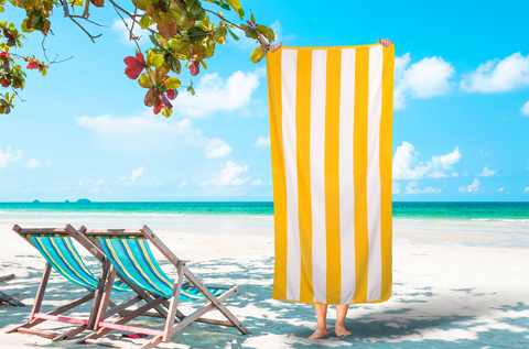 striped beach towels on sale