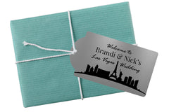 Custom Las Vegas hang tags for bottles or gift bags | Vegas wedding, birthday or any event