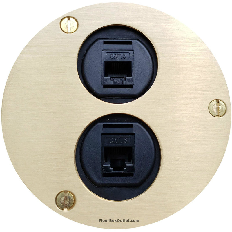 Recessed And Flush Receptacle Boxes In Floor Outlets For Wood