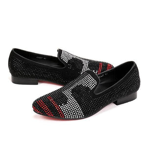 red bottom mens loafers