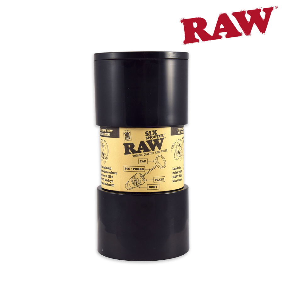 Collectibles Papers Raw Six Shooter Cone Filler 6 Free Pre Rolled Ready To Fill King Size Cones