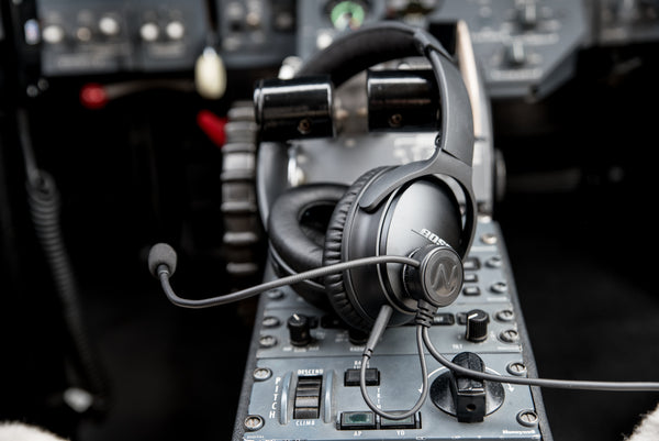 NFlightMic with Bose QC35 in Citation