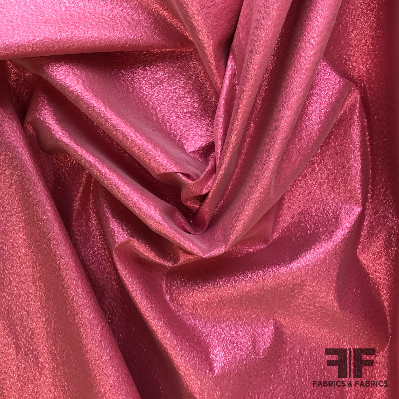 Rayon Fabric, Pucci-Inspired Fiery Hot Pink Psychedelic Rayon
