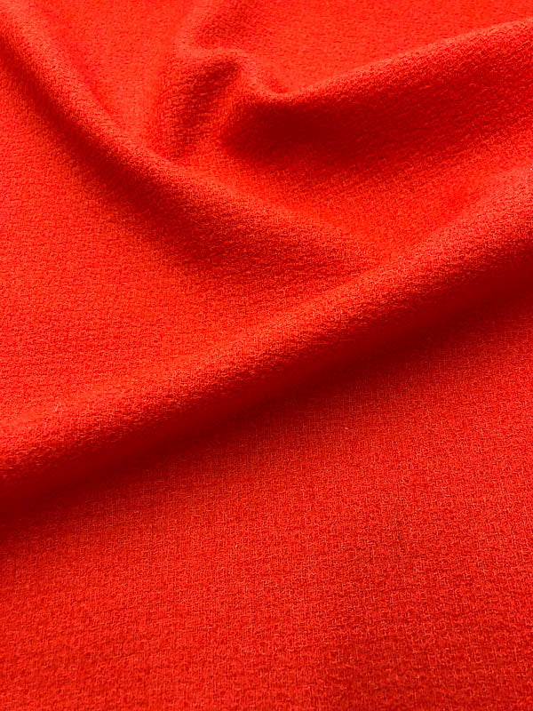 Wool Crepe Fused - Blood Orange | FABRICS & FABRICS – Fabrics & Fabrics