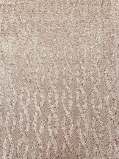 Spiral Pattern Brocade - Beige