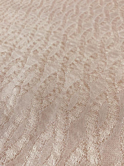 Spiral Pattern Brocade - Beige