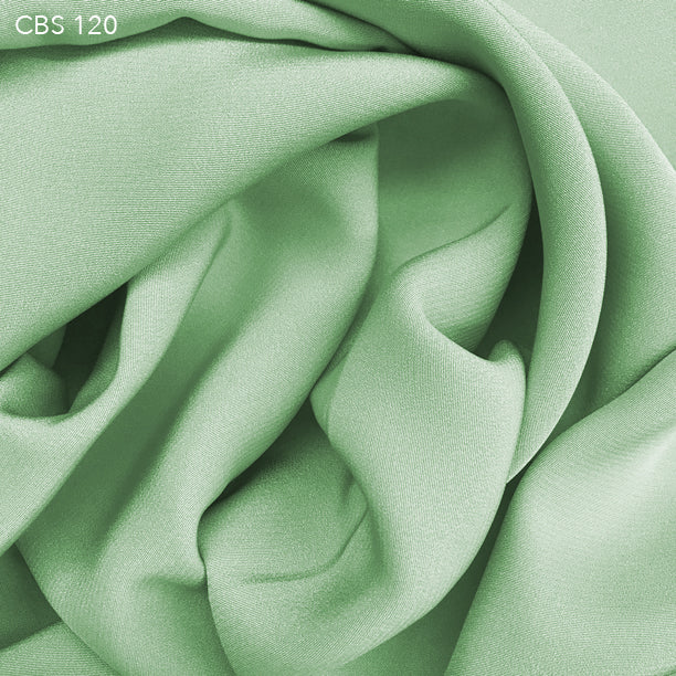 Seafoam Green Silk Crepe Back Satin Fabrics And Fabrics