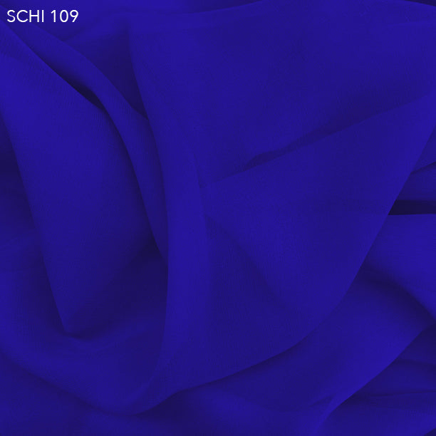 royal blue chiffon fabric