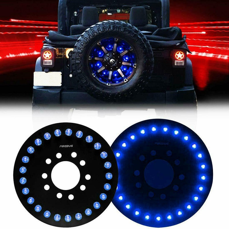 Spare Tire Light Third Brake Lights For 07-17 Wrangler JK & JKU 25 LED –  Firebugmoto