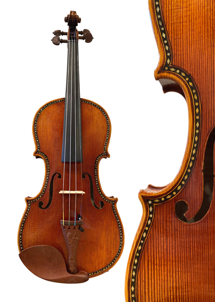 póngase en fila Guijarro mostrar DZ Strad Violin - Model 601F - Double Purfling with Dot-and-Diamond In – D  Z Strad Online Shop