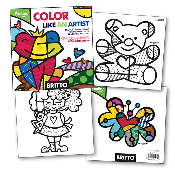 Britto Color Like an Artist Coloring Book