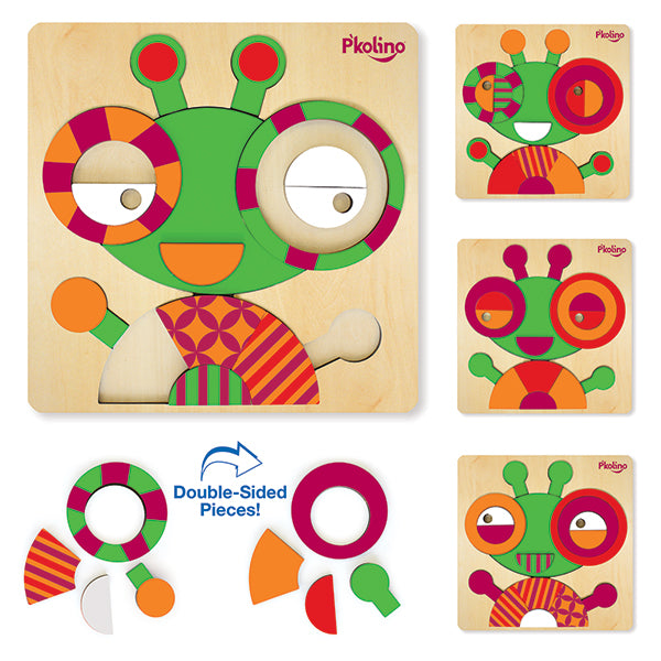 Multi-Solution Double Sided Puzzles