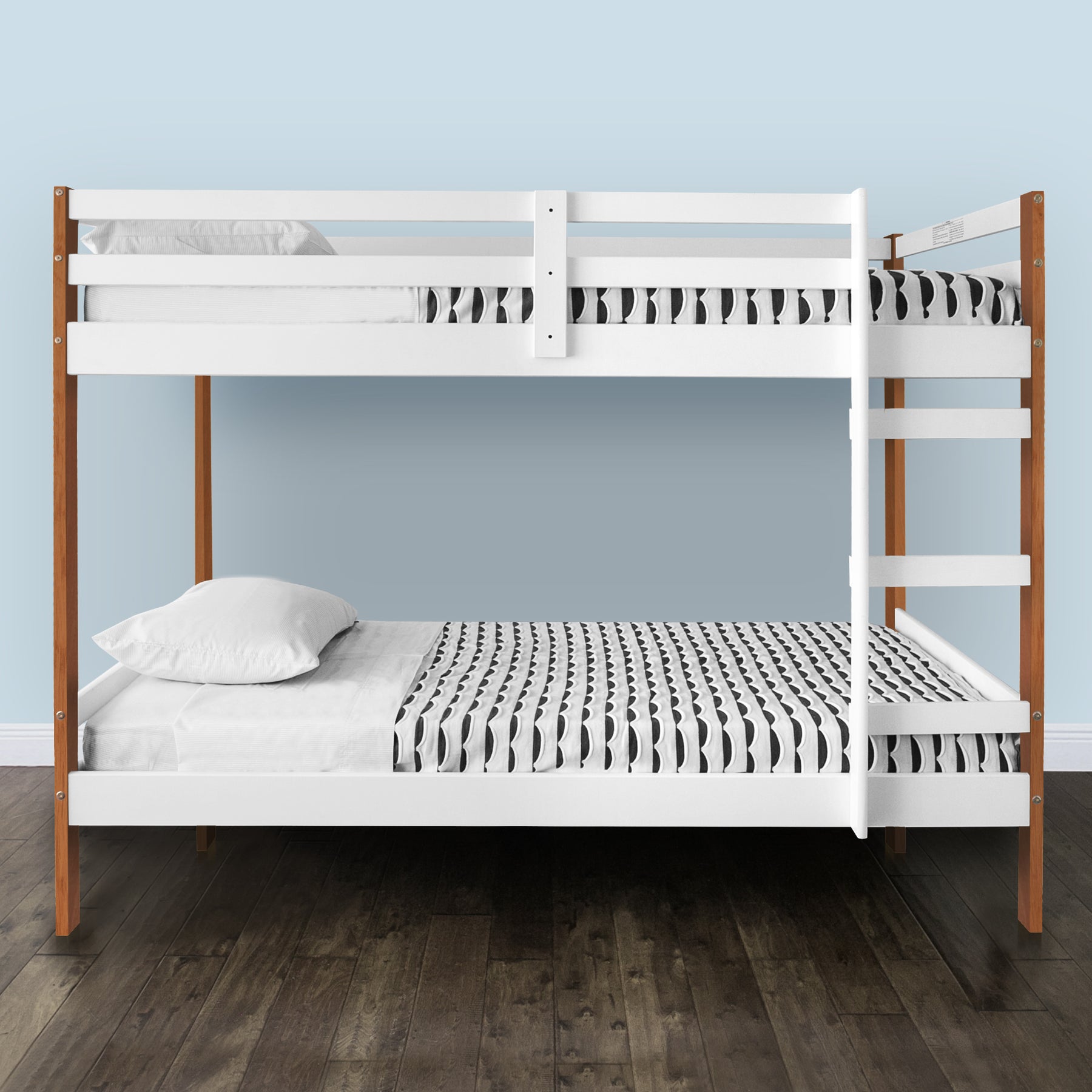 Letto Bunk Bed - Natural and White
