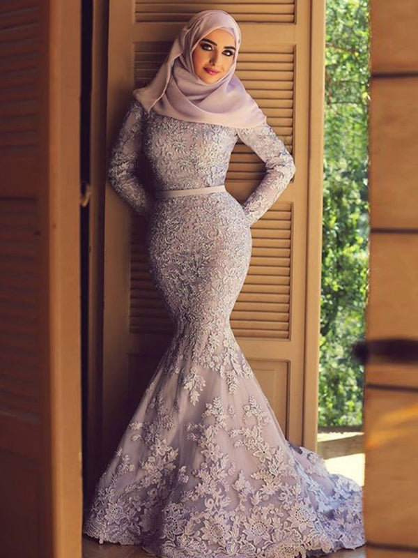 modest mermaid wedding dresses