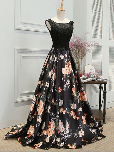 modest black prom dresses