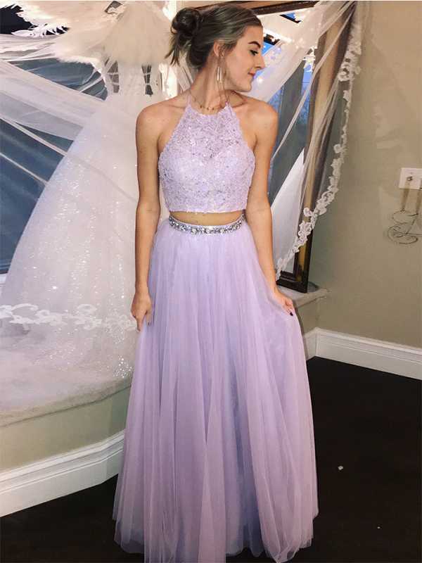 lavender long prom dresses