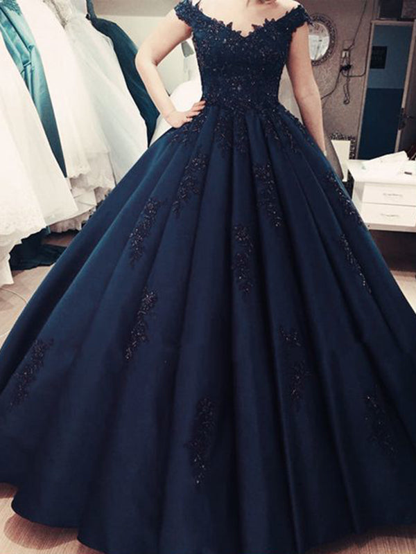 navy ball dresses