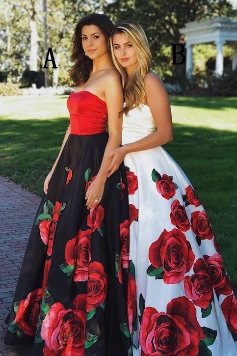 red rose plus size dresses
