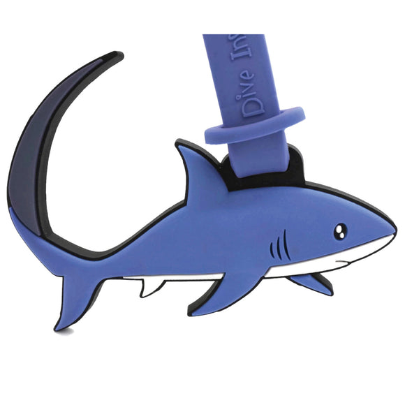 shark luggage tags