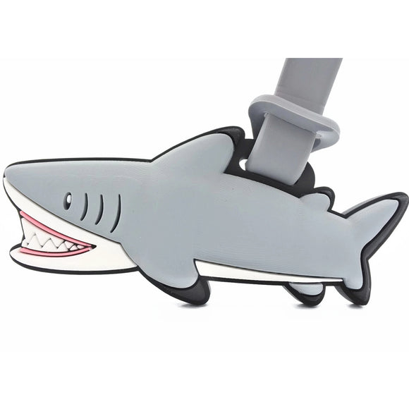 shark luggage tags