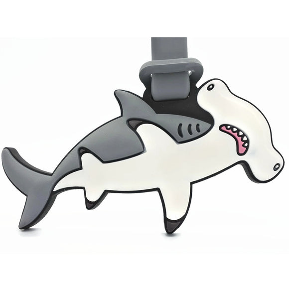 shark luggage tags