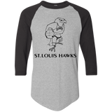 St. Louis Hawks Black 420 Colorblock Raglan Jersey