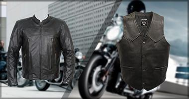 Motorcycle Leather Vest