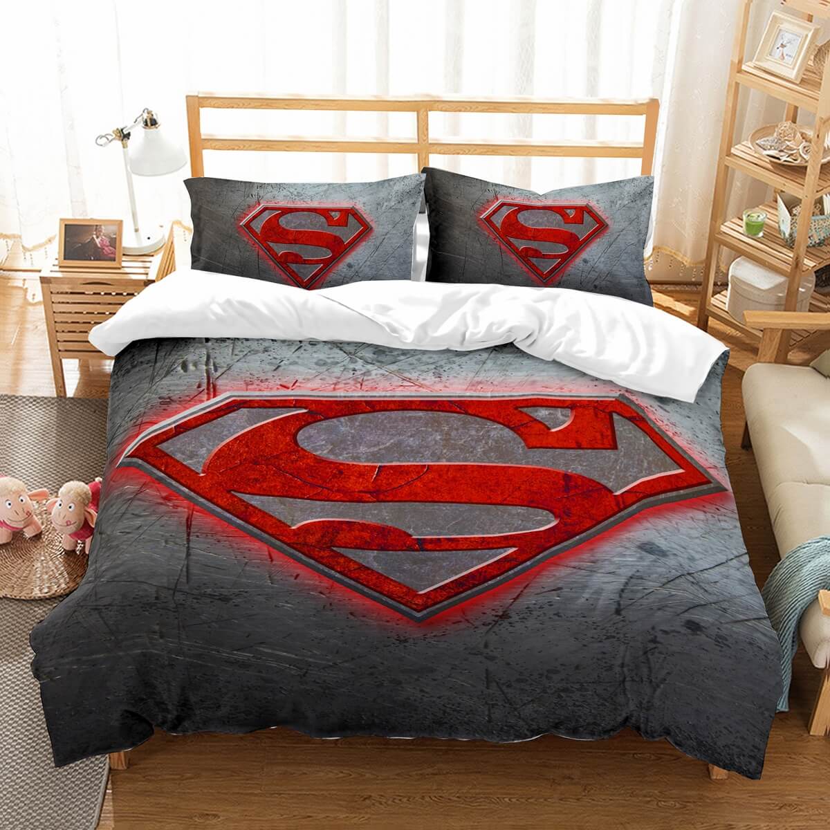 3d Customize Superman Bedding Set Duvet Cover Set Bedroom Set