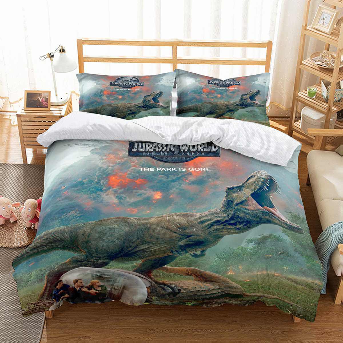 3d Customize Jurassic World Fallen Kingdom Bedding Set Duvet Cover Set Bedroom Set Bedlinen 3d Customize Jurassic World Fallen Kingdom Bedding Set