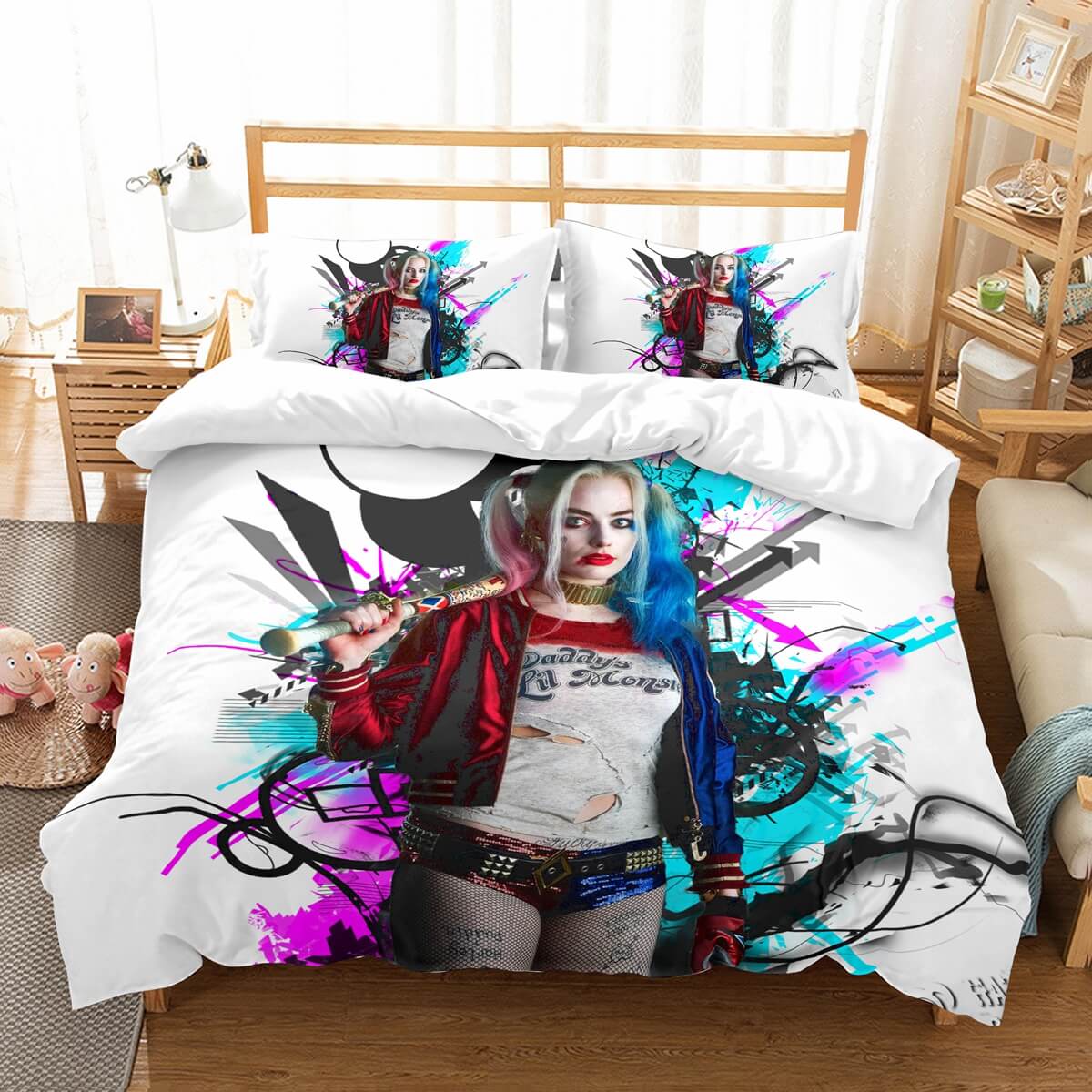 3d Customize Harley Quinn Bedding Set Duvet Cover Set Bedroom Set Bedlinen 3d Customize Harley Quinn Bedding Set Duvet Cover Set Bedroom Set Bedlinen