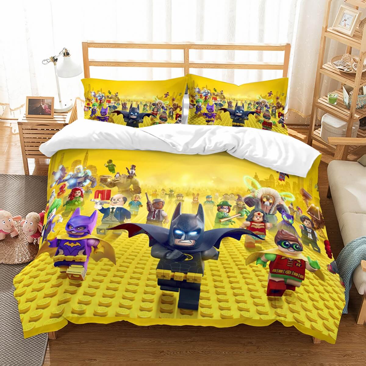 3d Customize The Lego Batman Movie Bedding Set Duvet Cover Set