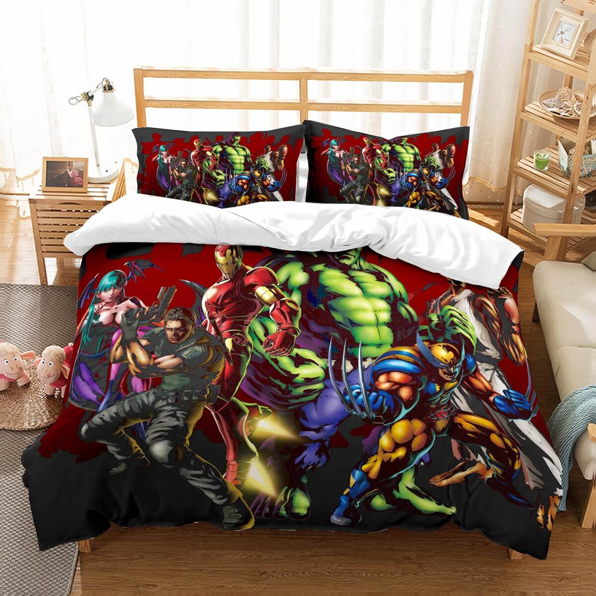 3d Customize Comics Superhero Bedding Set Duvet Cover Set Bedroom