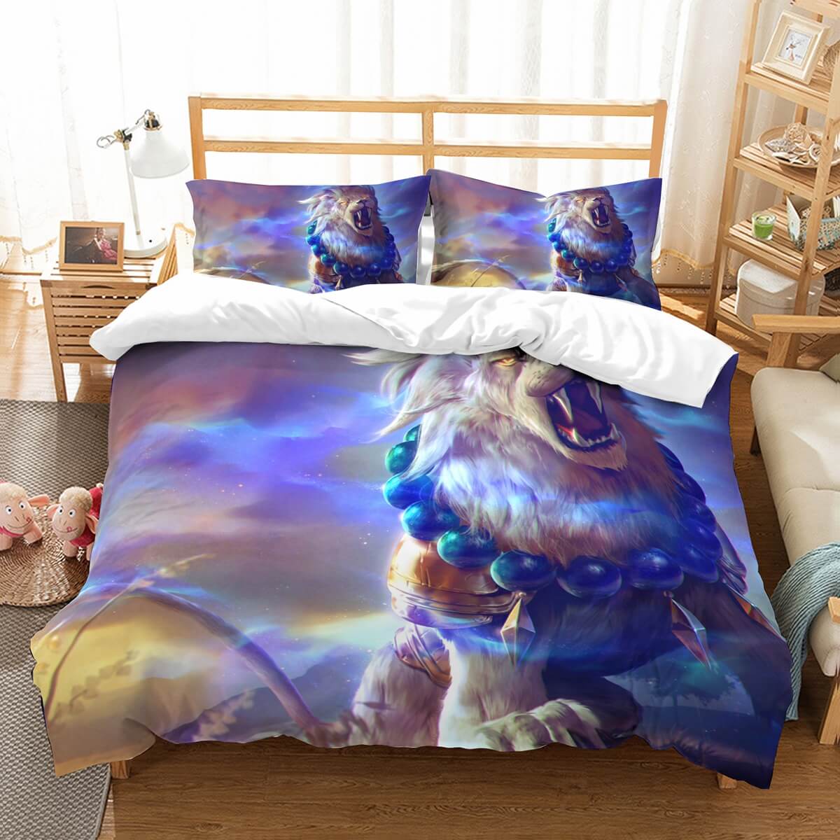 3d Customize Colorful Lion Bedding Set Duvet Cover Set Bedroom Set