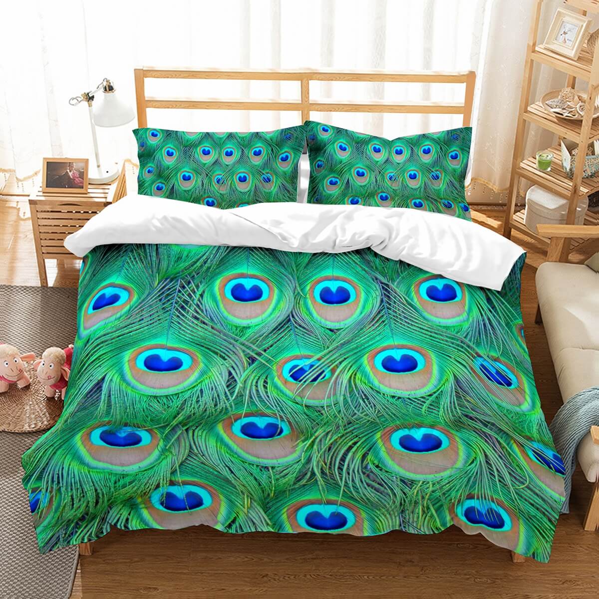 3d Customize Peacock Feathers Bedding Set Duvet Cover Set Bedroom Set Bedlinen 3d Customize Peacock Feathers Bedding Set Duvet Cover Set Bedroom Set