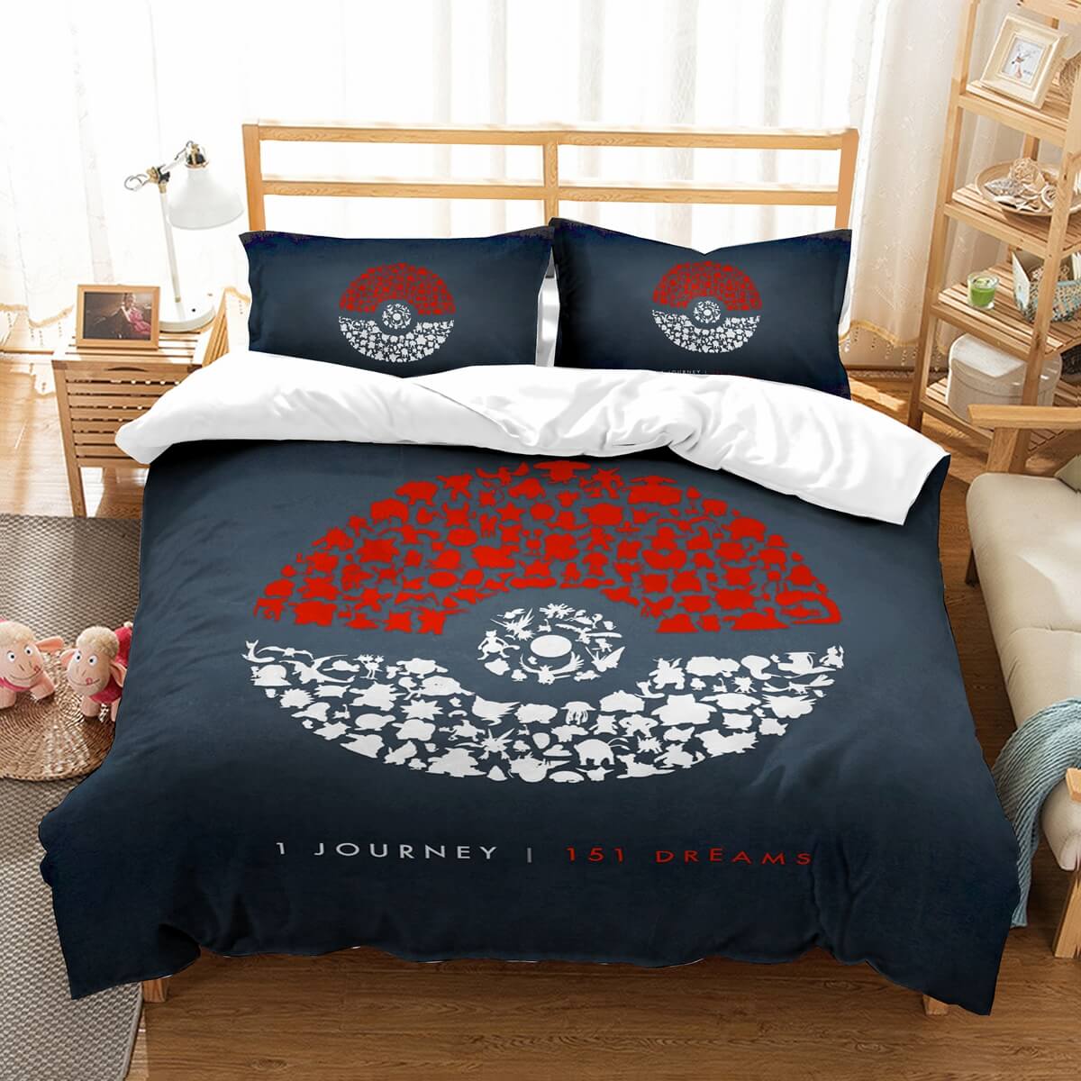 3d Customize Pokemon Bedding Set Duvet Cover Set Bedroom Set