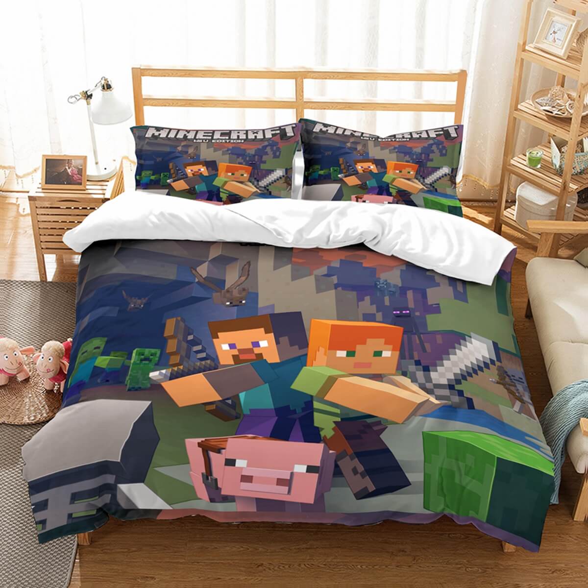 3d Customize Minecraft Bedding Set Duvet Cover Set Bedroom Set Bedlinen 3d Customize Minecraft Bedding Set Duvet Cover Set Bedroom Set Bedlinen