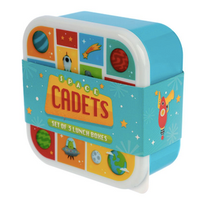 Space Cadets Lunchboxes - Set of 3