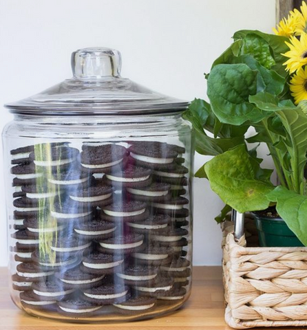 Large glass jar displaying Oreo cookies next to a woven basket with a pot plant in it. Interior design blog about our tips on bringing your kitchen to life without spending too much money. Written by vintage-etc in Cape Town. We make custom made & bespoke tables, benches, free-standing kitchen islands, desks, media units & wardrobes in our Cape Town & Johannesburg workshops – using Oak, Oregon, Ash, Beech, Birch Ply & Meranti. We also sell imported furniture, provide design consulting services & make soft furnishings e.g. sofas & upholstered chairs in linen, velvet & stain resistant fabric.