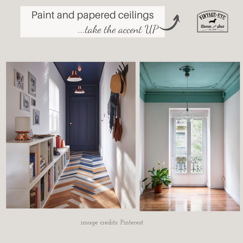 accent colours on ceilings_trend blog post by vintage-etc