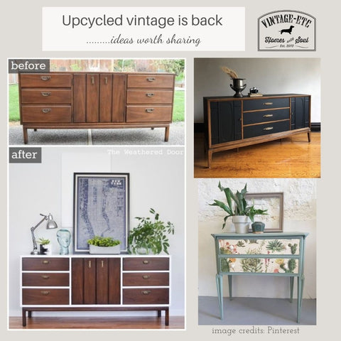 upcycled furniture ideas blog by vintage-etc