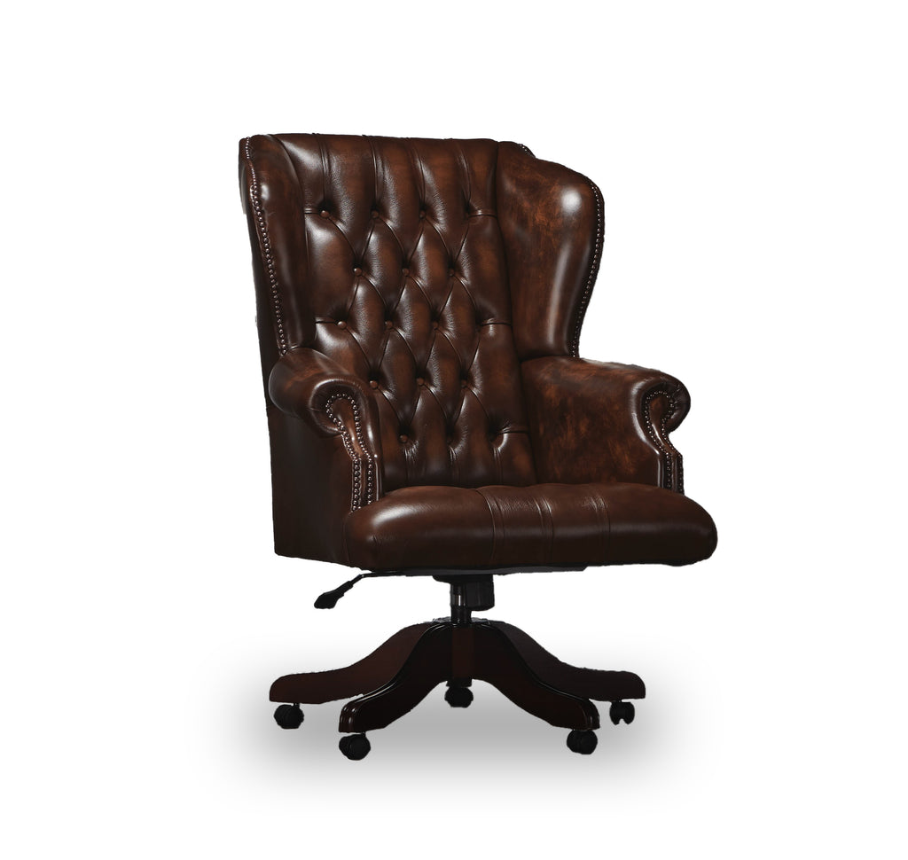 President's Chair Chesterfield Office Chair - Chesterfields of England