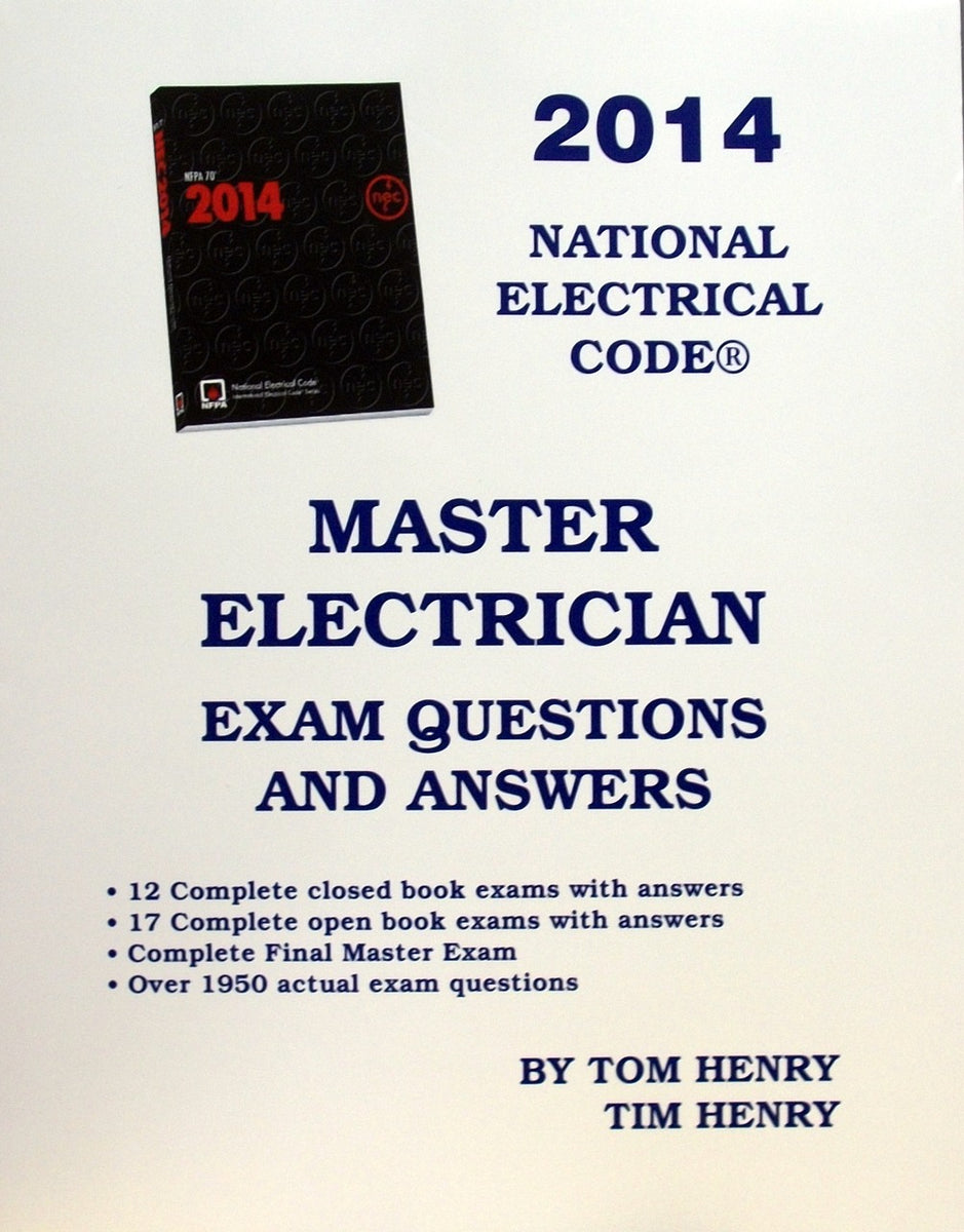 Master Electrician Exam Questions And Answers 2014