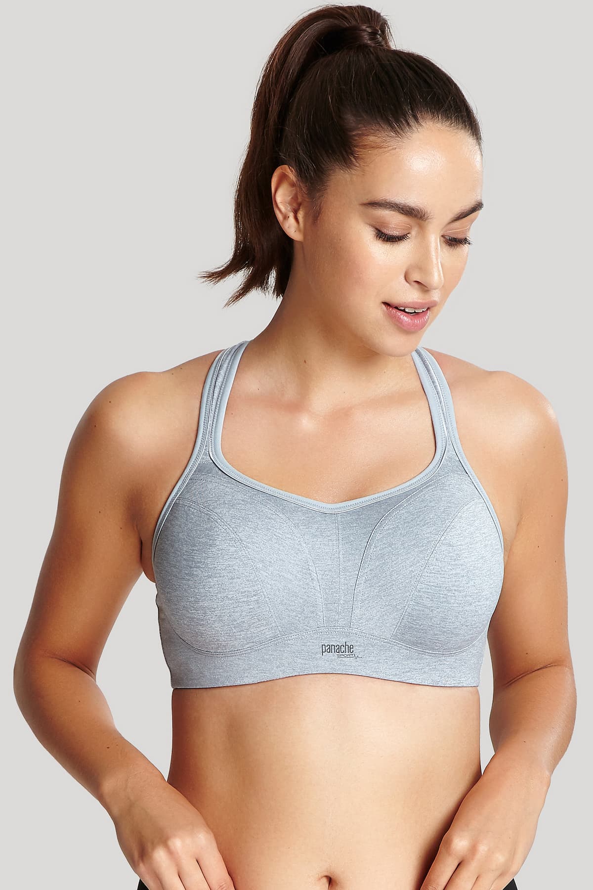 Sculptresse Non-Padded Underwired Sports Bra – Charcoal Marle - Sports Bras  Direct
