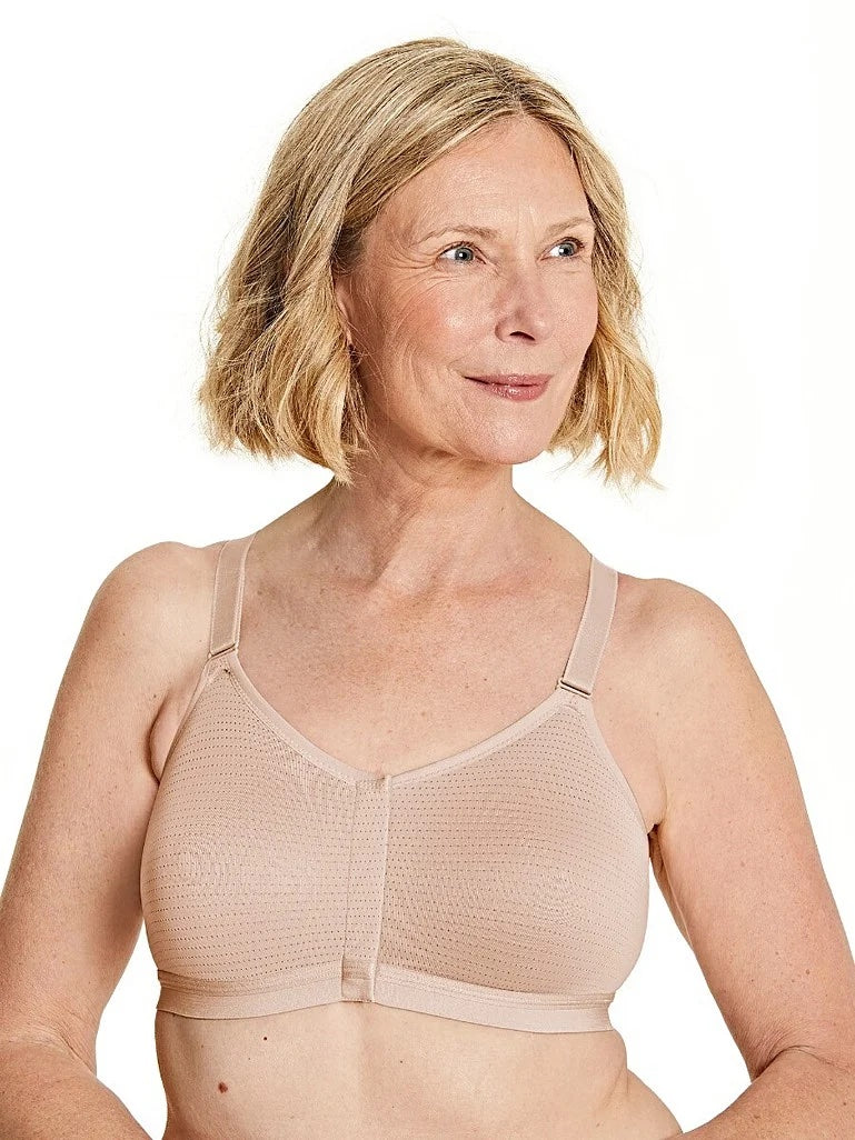 Royce Lingerie - NEW - Fearne in E - H Cup! Made from soft organic cotton.  Fearne is the first E – H cup wirefree, front fasting bra in our range. With